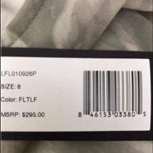 HALSTON HERITAGE Asymmetric Feather Print Blouse - Picture 7 of 7